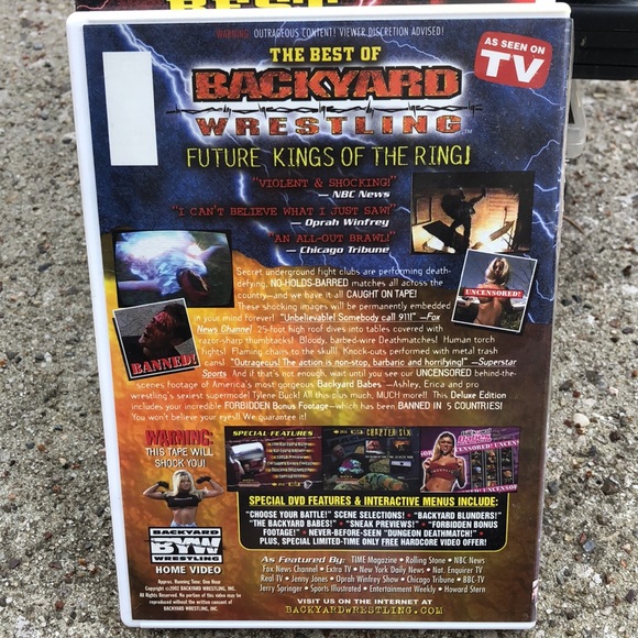 The Best of Backyard Wrestling Future Kings of the Ring! DVD Home Video - Picture 2 of 3